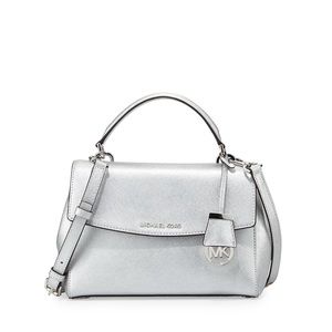 Michael Kors Saffiano Leather Ava Small Satchel